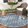 image:imageSAFAVIEH Washable Rug Outdoor Courtyard Collection  9 x 12 Black amp Natural NonShedding amp Easy Cleaning Ideal for Patio Backyard Mudroom CY853137321NavyAqua