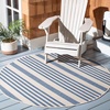 image:imageSAFAVIEH Washable Rug Outdoor Courtyard Collection  9 x 12 Navy amp Beige NonShedding amp Easy Cleaning Ideal for Patio Backyard Mudroom CY6062268BeigeBlue