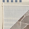 image:imageSAFAVIEH Washable Rug Outdoor Courtyard Collection  9 x 12 Navy amp Beige NonShedding amp Easy Cleaning Ideal for Patio Backyard Mudroom CY6062268BeigeBlue