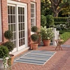 image:imageSAFAVIEH Washable Rug Outdoor Courtyard Collection  9 x 12 Navy amp Beige NonShedding amp Easy Cleaning Ideal for Patio Backyard Mudroom CY6062268NavyBeige