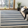 image:imageSAFAVIEH Washable Rug Outdoor Courtyard Collection  9 x 12 Navy amp Beige NonShedding amp Easy Cleaning Ideal for Patio Backyard Mudroom CY6062268NavyBeige