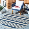 image:imageSAFAVIEH Washable Rug Outdoor Courtyard Collection  9 x 12 Navy amp Beige NonShedding amp Easy Cleaning Ideal for Patio Backyard Mudroom CY6062268NavyBeige