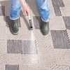 image:imageSAFAVIEH Washable Rug Outdoor Milos Collection  5 x 76 Beige NonShedding amp Easy to Clean Ideal for Patio Backyard Mudroom MLO108BBeigeGrey