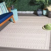 image:imageSAFAVIEH Washable Rug Outdoor Milos Collection  5 x 76 Beige NonShedding amp Easy to Clean Ideal for Patio Backyard Mudroom MLO110BBeige