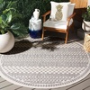 image:imageSAFAVIEH Washable Rug Outdoor Milos Collection  5 x 76 Beige NonShedding amp Easy to Clean Ideal for Patio Backyard Mudroom MLO110BBeigeGrey