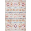image:imageSAFAVIEH Washable Rug Outdoor Summer Collection  53 x 76 Ivory amp Red NonShedding amp Easy to Clean Ideal for Patio Backyard Mudroom SMR420AIvoryRed