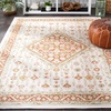 image:imageSAFAVIEH Washable Rug Outdoor Sunrise Collection  8 x 10 Grey amp Beige Black NonShedding amp Easy to Clean Ideal for Patio Backyard Mudroom SUN620FIvoryRust Sage