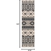 image:imageSAFAVIEH Washable Rug Outdoor Veranda Collection  8 x 11 Beige amp Grey NonShedding amp Easy to Clean Ideal for Patio Backyard Mudroom VER0973413BeigeGrey