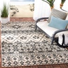 image:imageSAFAVIEH Washable Rug Outdoor Veranda Collection  8 x 11 Beige amp Grey NonShedding amp Easy to Clean Ideal for Patio Backyard Mudroom VER0973413BeigeGrey