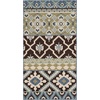image:imageSAFAVIEH Washable Rug Outdoor Veranda Collection  8 x 11 Beige amp Grey NonShedding amp Easy to Clean Ideal for Patio Backyard Mudroom VER0973413ChocolateBlue