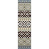 image:imageSAFAVIEH Washable Rug Outdoor Veranda Collection  8 x 11 Beige amp Grey NonShedding amp Easy to Clean Ideal for Patio Backyard Mudroom VER0973413ChocolateBlue
