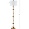 image:imageSafavieh FLL4003A Lighting Collection Landen Leaf 635 Antique Gold Floor Lamp Metal