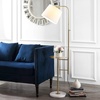 image:imageSafavieh Lighting Collection Sorsi Brass Gold 64inch Floor Lamp with Table LED Bulb Included