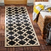 image:imageSAFAVIEH Courtyard Collection 53 x 77 RedBone CY6913 Indoor Outdoor Splashproof Easy Scrubbing Patio Backyard Mudroom Area RugBlackBeige