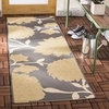 image:imageSAFAVIEH Courtyard Collection 8 x 11 AnthraciteBeige CY7321 Indoor Outdoor Waterproof EasyCleaning Patio Backyard Mudroom AreaRugAnthraciteBeige