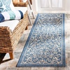 image:imageSAFAVIEH Courtyard Collection 8 x 11 Grey  Natural CY2098 Scroll Indoor Outdoor Waterproof EasyCleaning Patio Backyard Mudroom AreaRugBlueNatural