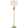 image:imageSAFAVIEH Lighting Collection Antonia Traditional Farmhouse Swivel Swing Arm Gold 60inch Living Room Bedroom Home Office Standing Floor Lamp LED Bulb Included