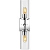 image:imageSAFAVIEH Lighting Collection Lolita Brass Gold 2Light Wall Sconce Light Fixture LED Bulbs IncludedChrome