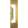 image:imageSAFAVIEH Lighting Collection Momo Brass Gold Wall Sconce Light Fixture LED Bulb Included