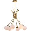 image:imageSAFAVIEH PND4002A Collection Justine 6 22 Adjustable Pendant Light Brass Gold
