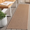 image:imageSAFAVIEH Washable Rug Outdoor Atrium Sisal Collection  5 x 76 Beige NonShedding amp Easy to Clean Ideal for Patio Backyard Mudroom ATM102BBeige