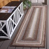 image:imageSAFAVIEH Washable Rug Outdoor Braided Collection  8 x 10 Multi Handmade amp Reversible NonShedding amp Easy to Clean Ideal for Patio Backyard Mudroom BRD308ABrownMulti