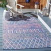 image:imageSAFAVIEH Washable Rug Outdoor Summer Collection  53 x 76 Blue amp Light Blue NonShedding amp Easy to Clean Ideal for Patio Backyard Mudroom SMR452MBlueLight Blue
