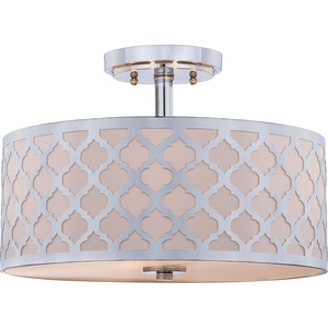 image:imageSAFAVIEH Collection Kora Quatrefoil 3 15 Flush Mount LightChrome