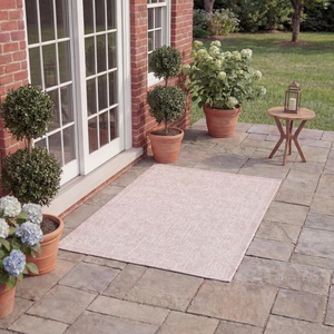 image:imageSAFAVIEH Courtyard Collection 8 x 11 Brown  Ivory CY8680 Indoor Outdoor Patio Backyard Mudroom Area RugSoft PinkIvory