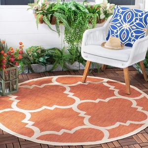 image:imageSAFAVIEH Courtyard Collection 8 x 11 Red CY6243 Moroccan Trellis Indoor Outdoor Waterproof EasyCleaning Patio Backyard Mudroom AreaRugTerracotta