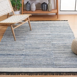 image:imageSAFAVIEH Courtyard Collection CY8734 Indoor Outdoor NonShedding Easy Cleaning Patio Backyard Porch Deck Mudroom Area Rug 8 x 11 Light Beige  TerracottaBlueIvory