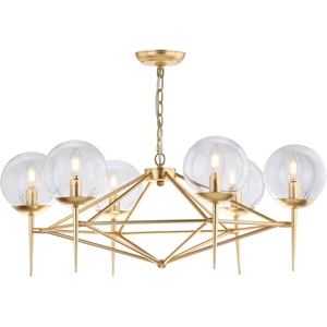 image:imageSAFAVIEH Lighting Collection Greyor Chandelier Gold