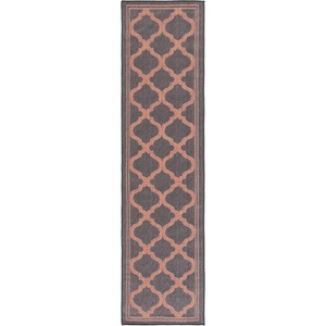 image:imageSAFAVIEH Washable Rug Outdoor Bermuda Collection  8 x 10 Ivory amp Grey NonShedding amp Easy to Clean Ideal for Patio Backyard Mudroom BMU810BCharcoalRust