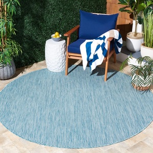image:imageSAFAVIEH Washable Rug Outdoor Courtyard Collection  10 x 14 Natural amp Cream NonShedding amp Easy Cleaning Ideal for Patio Backyard Mudroom CY852103012Aqua  Grey