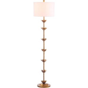 image:imageSafavieh FLL4003A Lighting Collection Landen Leaf 635 Antique Gold Floor Lamp Metal