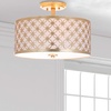 image:imageSAFAVIEH Collection Hutch 3 16 Flush Mount LightGold