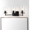 image:imageSAFAVIEH Collection Ronsa OilRubbed Bronze 3Light Wall Sconce LED Bulbs Included SCN4064A