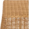image:imageSAFAVIEH Couture  Jilliette Natural Rattan Console Table  Handwoven Boho Coastal Design  Sculptural Base  Fully Assembled  Ideal for Entryway Living Room 52 W x 193 D x 315 H CWK3024ANatural