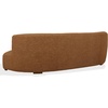 image:imageSAFAVIEH Couture  Kellibriana Chenille Sofa  Brown Chenille amp Walnut Wood Legs  Fully Assembled  Ideal for Living Room Family Room 905 W x 393 D x 287 H SFV7521BBrownWalnut
