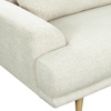 image:imageSAFAVIEH Couture  Nikolai Sofa  MidCentury Modern Style  Taupe Chenille Upholstery  Ideal for Living Room Family Room 894 W x 37 D x 346 H SFV6122ATaupe