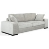 image:imageSAFAVIEH Couture  Oakleigh Sofa  Contemporary Style  Dark Green Chenille Upholstery  Ideal for Living Room Family Room 98 W x 35 D x 33 H SFV6121BGrey