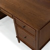 image:imageSAFAVIEH Couture Collection  Ariella Walnut Oak Wood 5Drawer Desk Modern Storage Writing Table with Iron Accents SFV4223BWalnut