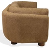 image:imageSAFAVIEH Couture Collection  Beccaletta Light Brown Performance Fabric Sofa Fully Assembled Modern Upholstered Sofa with Wood Base SFV2410ALight Brown