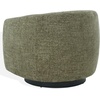 image:imageSAFAVIEH Couture Collection  Kellybryn Olive Green Chenille Swivel Accent Chair Fully Assembled Upholstered Lounge Chair SFV4883COlive Green