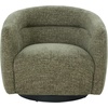 image:imageSAFAVIEH Couture Collection  Kellybryn Olive Green Chenille Swivel Accent Chair Fully Assembled Upholstered Lounge Chair SFV4883COlive Green