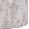 image:imageSAFAVIEH Couture Collection  Leah Bryanna White Marble Accent Table Round Drink Table Sculptural Pedestal Design SFV9750AWhite