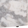 image:imageSAFAVIEH Couture Collection  Leah Bryanna White amp Brown Marble Accent Table Triangle Top Drink Table Sculptural Pedestal Design SFV9751BWhite