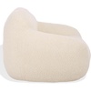 image:imageSAFAVIEH Couture Collection  Lorianna Cream Faux Fur Bean Bag Chair Oversized Lounge Seating Fully Assembled Made in USA SFV2010AWhite