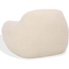 image:imageSAFAVIEH Couture Collection  Lorianna Cream Faux Fur Bean Bag Chair Oversized Lounge Seating Fully Assembled Made in USA SFV2010AWhite