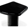 image:imageSAFAVIEH Couture Collection  Rhianna Black Concrete Accent Table Sculptural Side Table Modern Design SFV2608BBlack